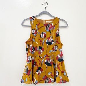 Stitch Fix fun 2 fun Sleeveless Floral Peplum Top